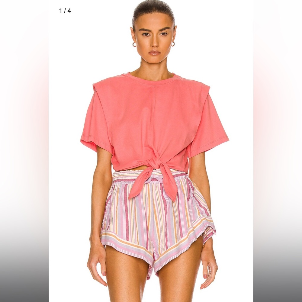 ISABEL MARANT Zelikia Top Papaya
